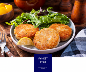 Gluten Free Salmon, lemon & dill Fishcakes x2 Frozen