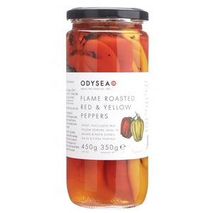 Odysea flame roasted red & yellow peppers
