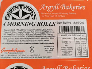 Morning rolls x4